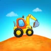 kids truck games build a house android application logo